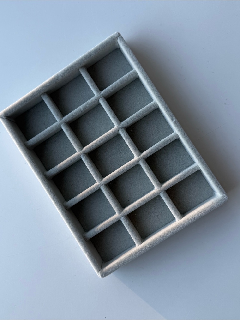 Muji stackable velour case grid - Picture 2 of 3